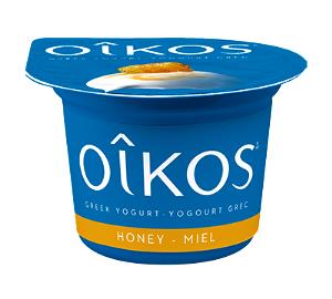 1 Container Yogurt, Oikos, Honey