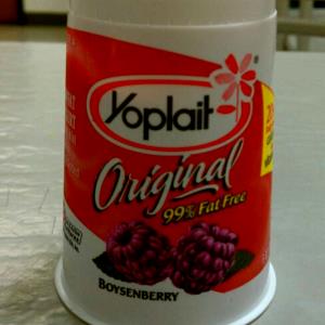 1 Container Yogurt, Original, Boysenberry