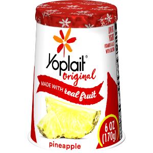 1 Container Yogurt, Original, Pineapple