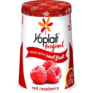 1 Container Yogurt, Original, Red Raspberry