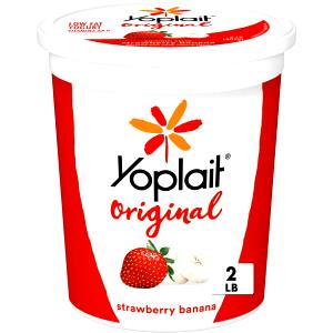 1 Container Yogurt, Original, Strawberry Banana