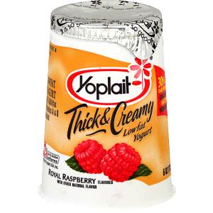 1 Container Yogurt, Thick & Creamy, Royal Raspberry