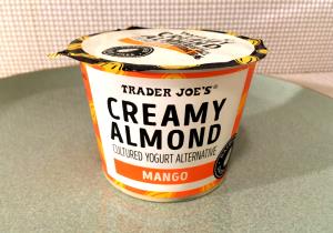 1 containter (150 g) Creamy Almond Cultured Yogurt Alternative Mango