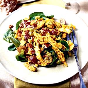 1 contanier Curried Chicken Spinach Salad