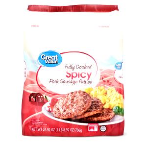 1 cooked patty (37 g) Spicy Breakfast Sausage Patties