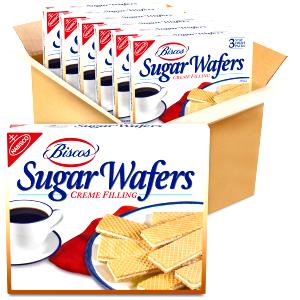 1 Cookie (10.1 G) Sugar Wafers with Creme Filling