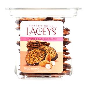 1 cookie (23 g) Laceys Cookies - Dark Chocolate Almond