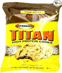 1 cookie (40 g) Titan High Protein Cookie