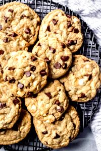 1 Cookie Chocolate Chunk, White & Milk Chocolate Chunk Cookies