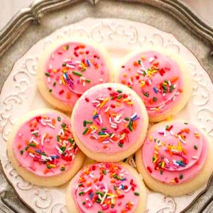 1 cookie Frosted Sugar Cookie