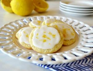 1 cookie Lemon Frosted Cookies