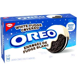 1 Cookie Oreo Cookie, White Fudge Covered