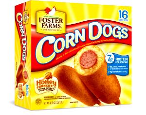 1 corn dog (190 g) Corn Dogs