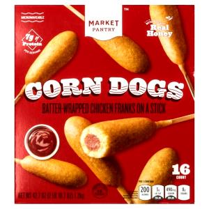 1 corn dog (66 g) Corn Dogs