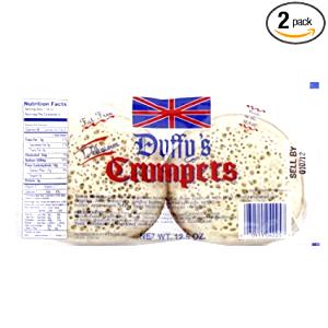 1 crumpet (1.56 oz) Crumpets