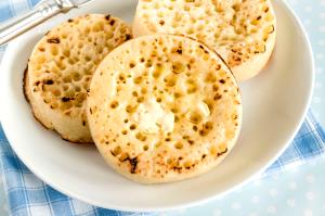 1 crumpet (43 g) British Style Harvest Wheat Crumpets