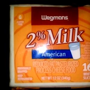 1 Cubic-İnch American Cheese, Lowfat