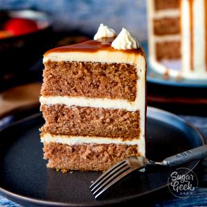 1 Cubic Inch Applesauce Cake with Icing