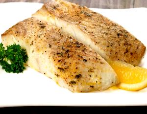 1 Cubic Inch Boneless Baked or Broiled Fish