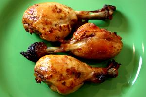 1 Cubic Inch Boneless Baked or Fried Coated Chicken Drumstick Skinless