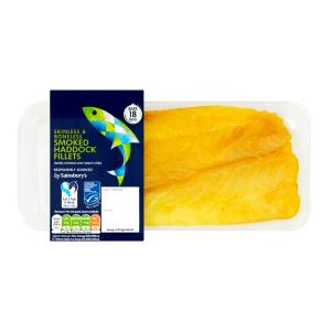 1 Cubic Inch Boneless Smoked Haddock (Fish)