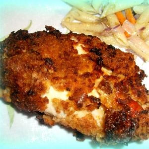 1 Cubic Inch Boneless (yield After Coating Removed) Baked or Fried Coated Chicken Breast Skinless (Coating Not Eaten)