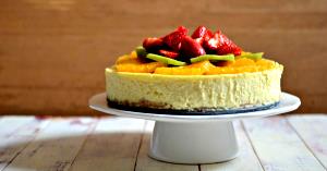 1 Cubic Inch Cheesecake with Fruit