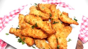 1 Cubic Inch Cooked Fried Battered Fish Stick Patty or Fillet