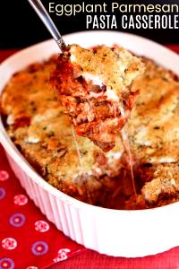 1 Cubic Inch Eggplant Parmesan Casserole