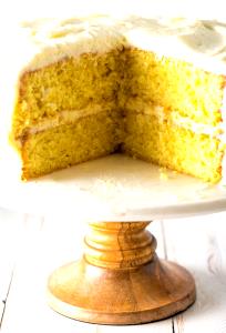 1 Cubic Inch Lowfat Lemon Cake