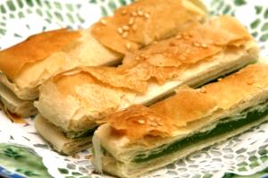 1 Cubic Inch Oriental Pastry (made with Bean or Lotus Seed Paste Filling, Baked)