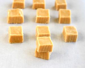 1 Cubic Inch Peanut Butter Fudge with Nuts