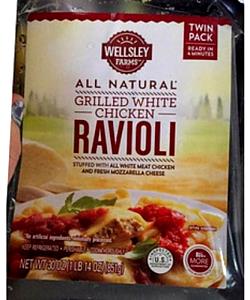 1 cup (100 g) Grilled White Chicken Ravioli