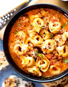 1 cup (100 g) Italian Sausage Tortelloni