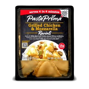 1 cup (100 g) Pasta Prima Roasted Chicken and Mozzarella Ravioli