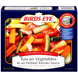 1 cup (107 g) Tuscan Vegetables in Herbed Tomato Sauce