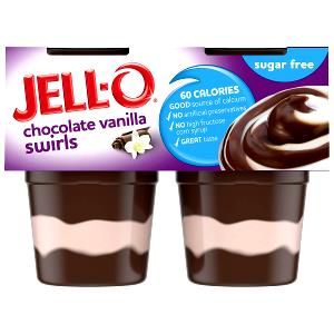 1 cup (110 g) Fat Free Chocolate Vanilla Swirl Pudding