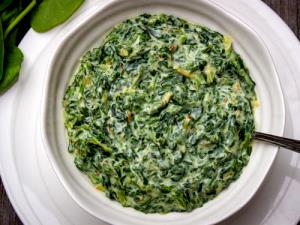 1 cup (113 g) Creamed Spinach