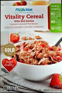 1 cup (128 g) Vitality Cereal Fruit & Yogurt