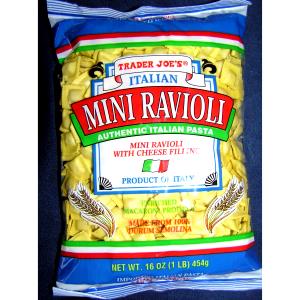 1 cup (130 g) Mini Cheese Ravioli