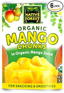 1 cup (140 g) Organic Mango