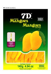 1 cup (140 g) Organic Mangoes