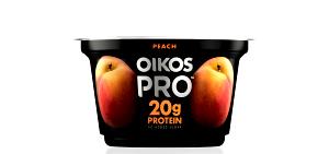 1 cup (150 g) Oikos Pro Peach