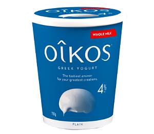 1 cup (150 g) Whole Milk Plain Greek Yogurt