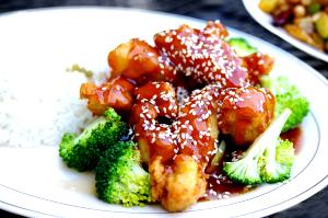 1 cup (155 g) Sesame Chicken