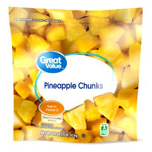 1 cup (158 g) Organic Pineapple Chunks