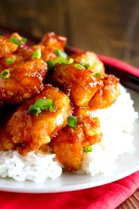 1 cup (170 g) Sweet and Sour Chicken with Rice