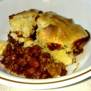 1 cup (200 g) Chili Pot Pie with Beans