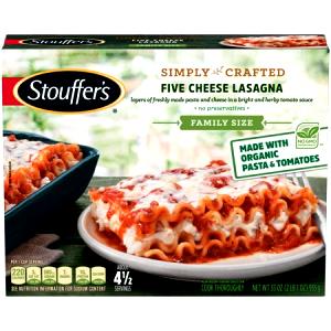 1 cup (200 g) Simply Crafted Five Cheese Lasagna