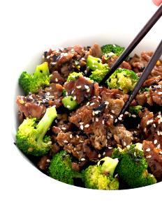 1 cup (204 g) Beef and Broccoli